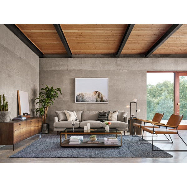 Shagreen Shadow Box Coffee Table Grey - Be Bold Furniture