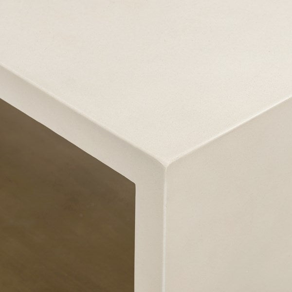 Hugo Coffee Table Parchment White - Be Bold Furniture