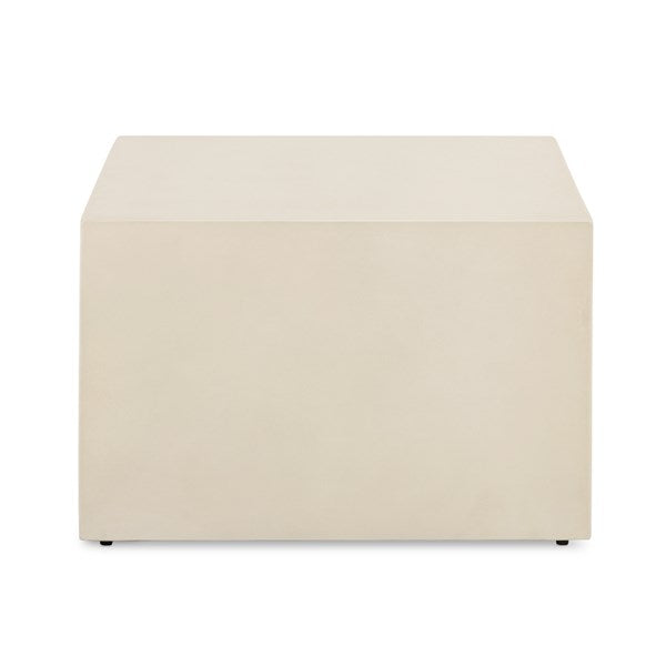 Hugo Coffee Table Parchment White - Be Bold Furniture