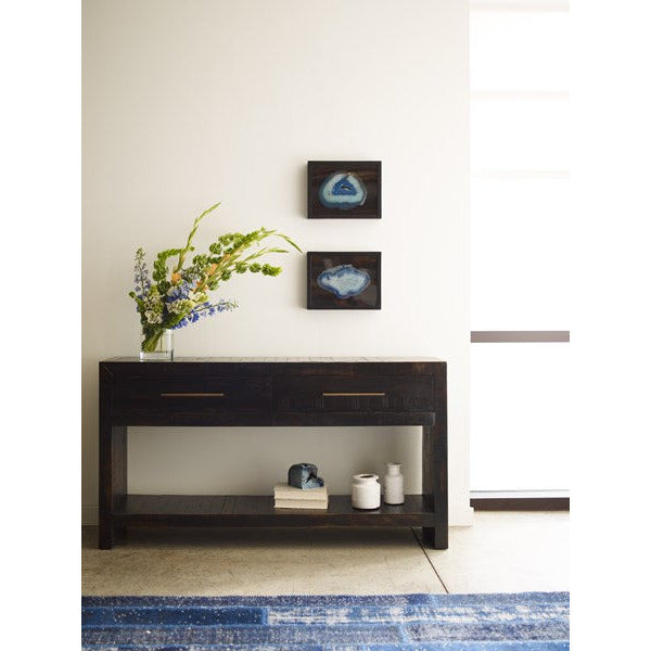 Suki Console Table-Burnished Black - Be Bold Furniture