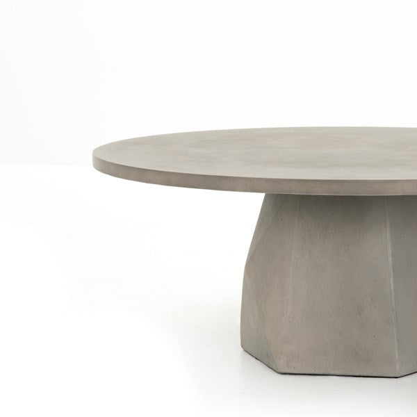Bowman Outdoor Coffee Table Grey Concrete - Be Bold Furniture