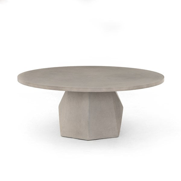 Bowman Outdoor Coffee Table Grey Concrete - Be Bold Furniture