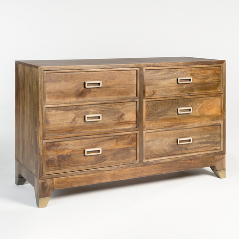 Everette Six Drawer Dresser - Be Bold Furniture