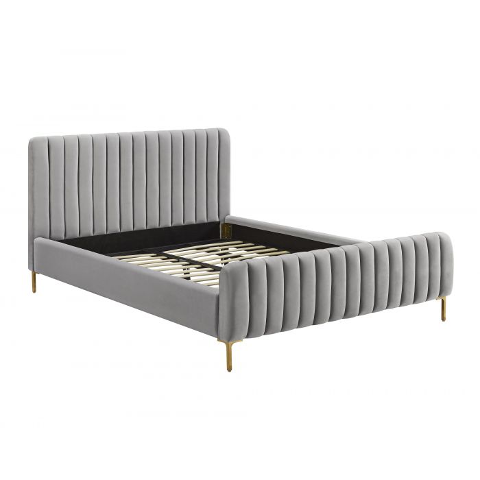 Angela Grey Bed - Be Bold Furniture