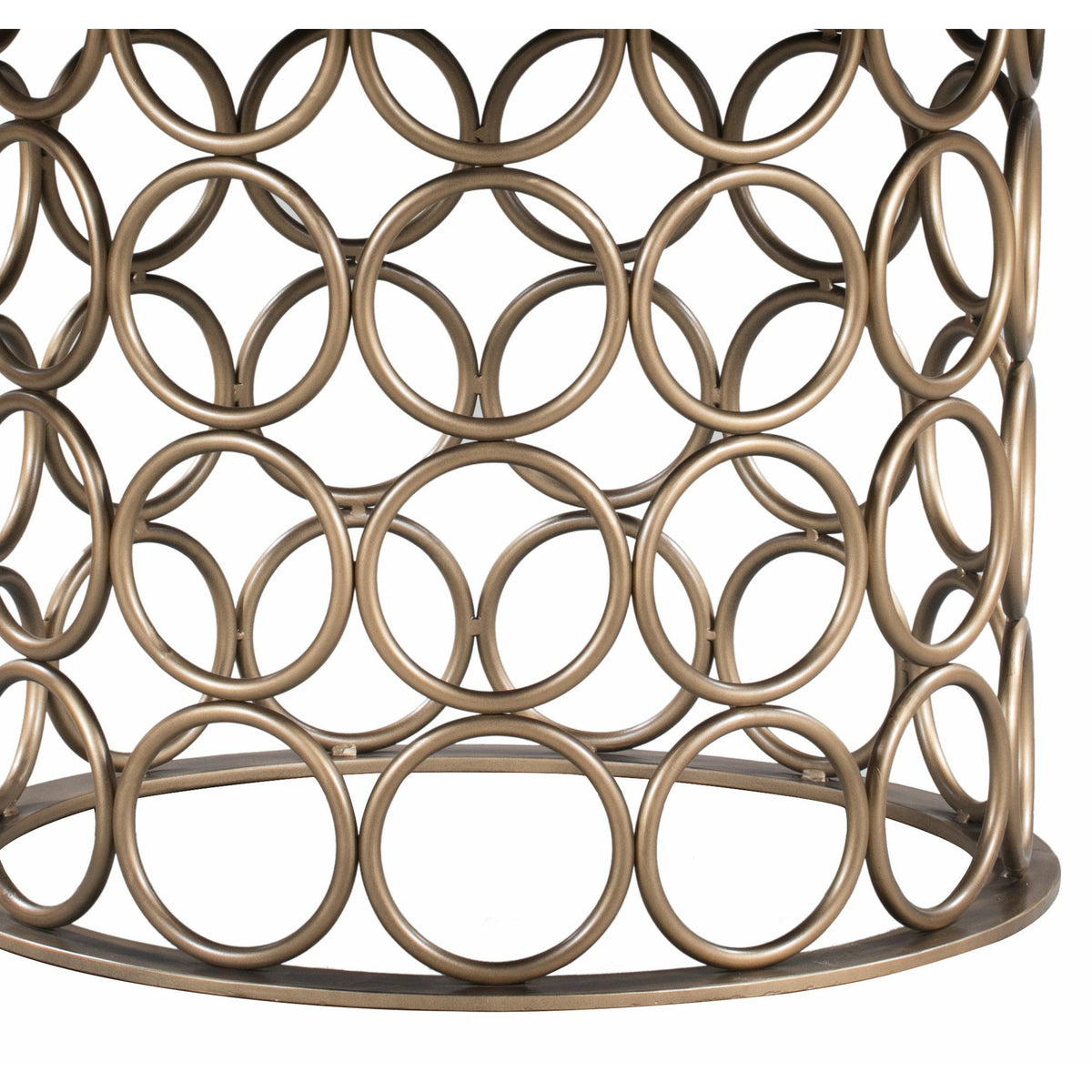 Valentina Brass Round Dining Table Black - Be Bold Furniture