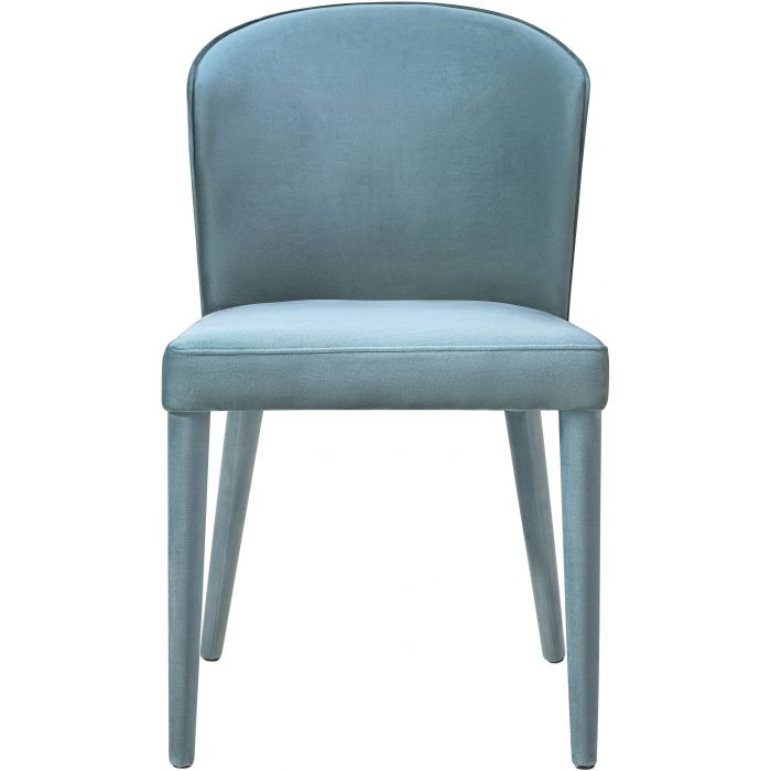 Metropolitan Sea Blue Velvet Chair - Be Bold Furniture