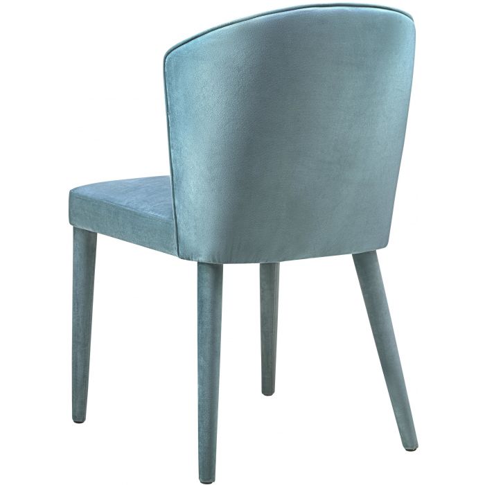 Metropolitan Sea Blue Velvet Chair - Be Bold Furniture