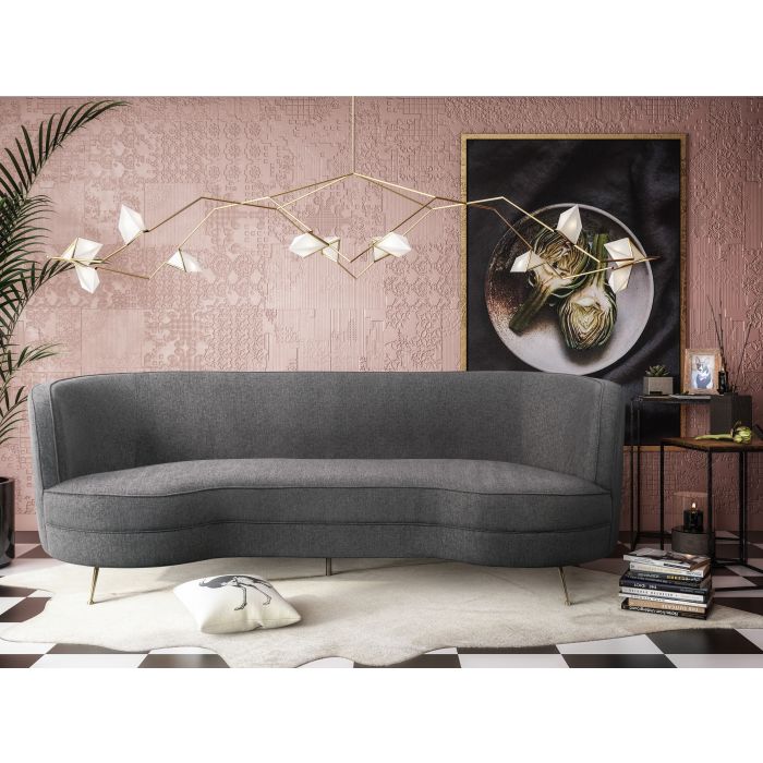 Flare Grey Tweed Sofa - Be Bold Furniture