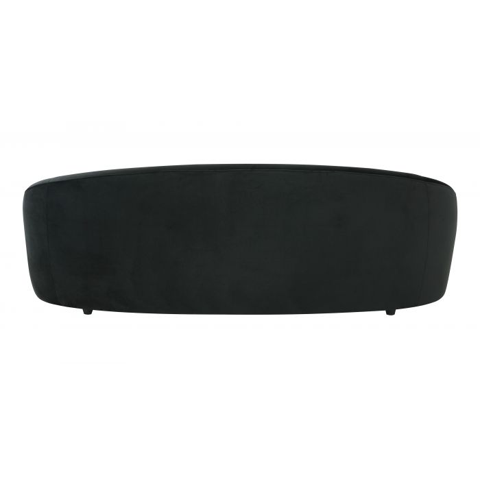 Ellison Black Velvet Sofa - Be Bold Furniture