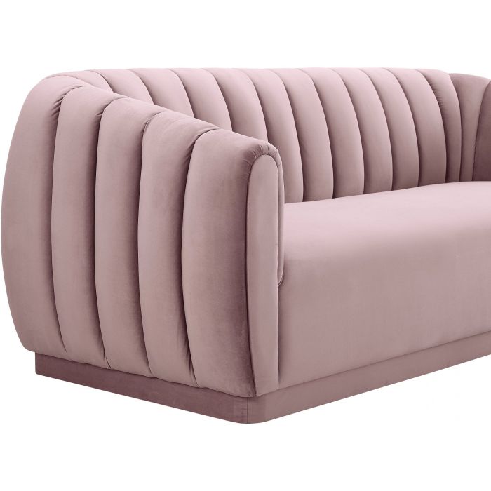 Arno Mauve Velvet Sofa - Be Bold Furniture
