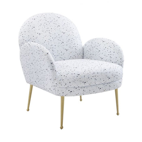 Gwen Terrazzo Velvet Chair - Be Bold Furniture