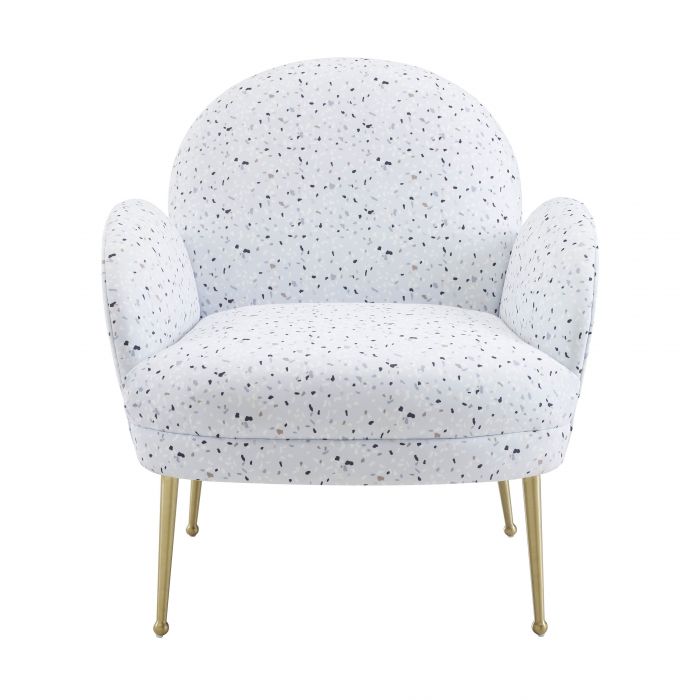 Gwen Terrazzo Velvet Chair - Be Bold Furniture