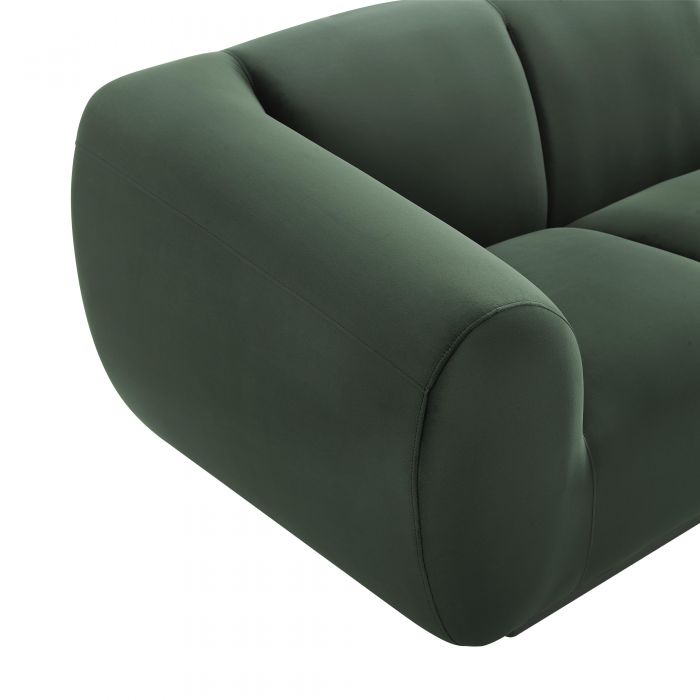 Emmet Forest Green Velvet Sofa - Be Bold Furniture