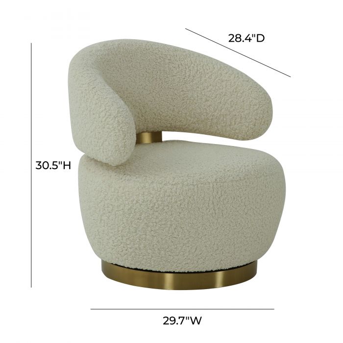 Austin Faux Shearling Chair - Be Bold Furniture