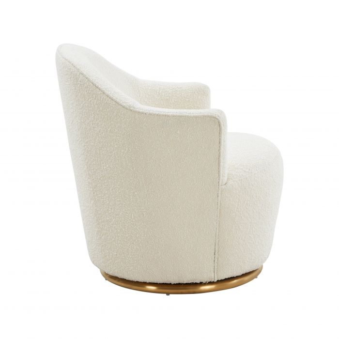 Skyla Boucle Swivel Chair - Be Bold Furniture